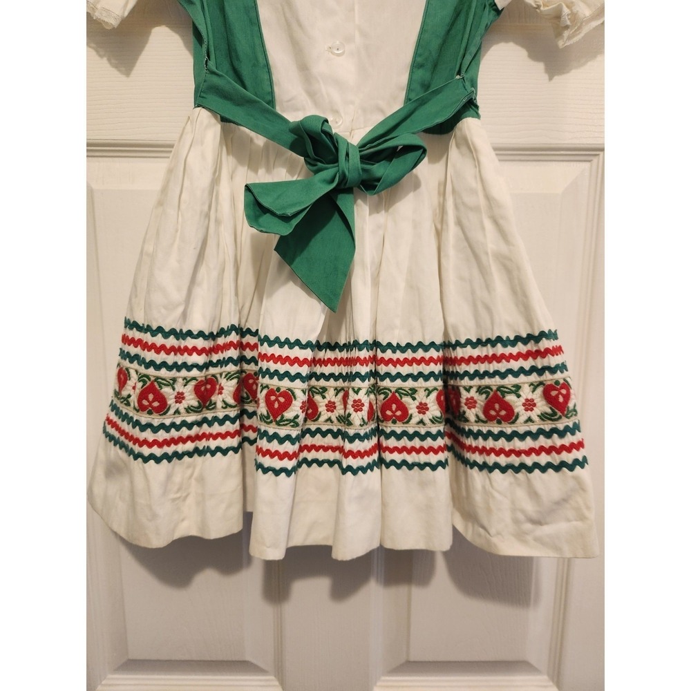 VTG Handmade Children's Oktoberfest Dirndl Dress - Picture 2 of 11
